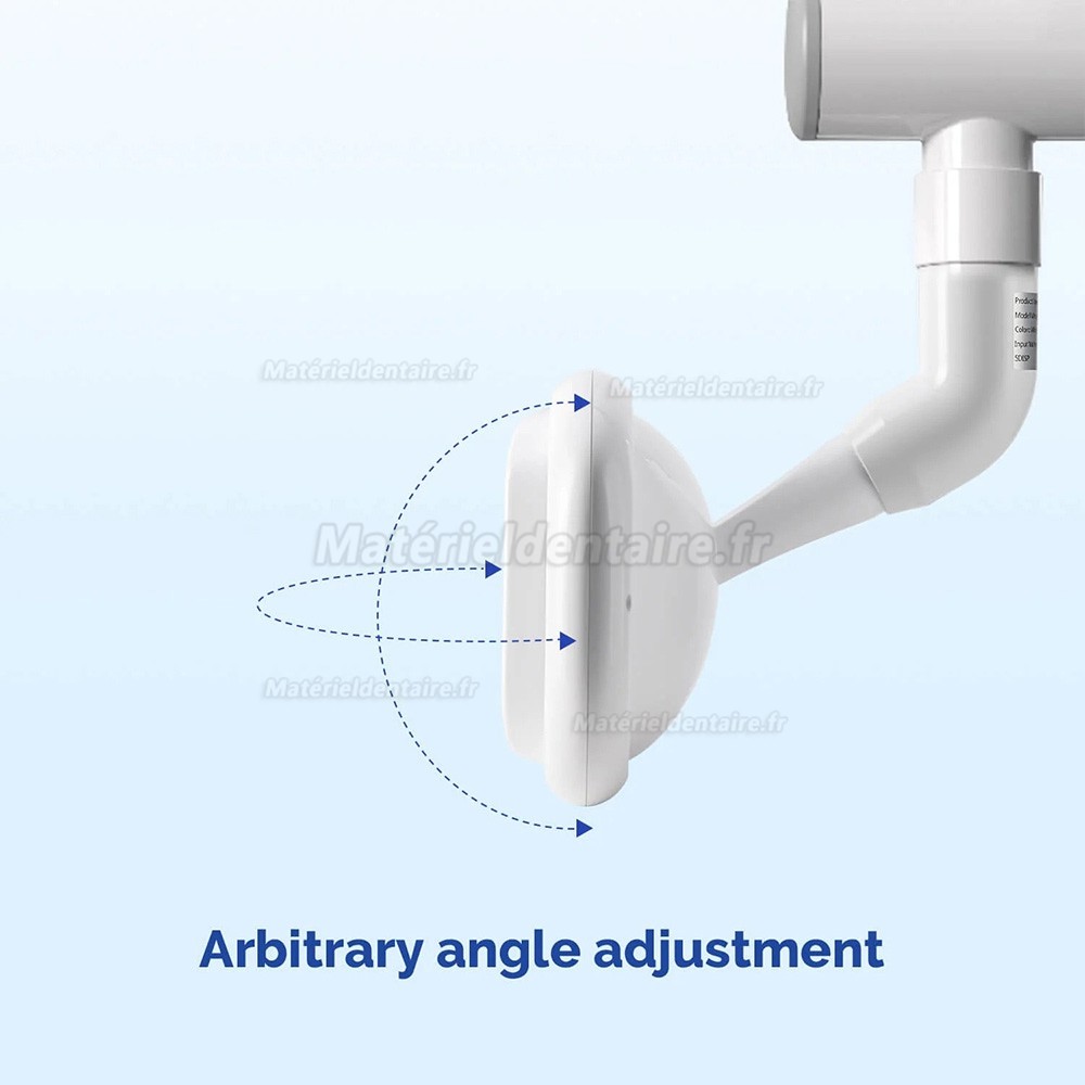 Lampe pour fauteuil dentaire bicolore réglable 8 LED 10W avec interrupteur à capteur